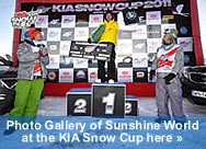 Photo Gallery of Sunshine World at the KIA Snow Cup here
