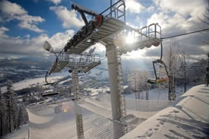Over 50 on separate ski areas in and around Zakopane within a 10 mile radius