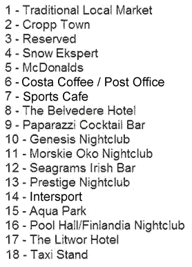 Zakopane Locations for Pubs and Clubs