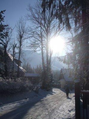 A beautiful winter day in Zakopane, Poland 2010