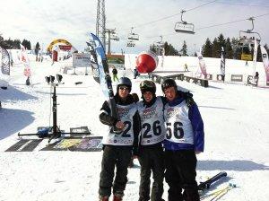 Greg Calcutt, Ben Pocklington, and Adam Ward - Sunshine World at the KIA Snow Cup Competition