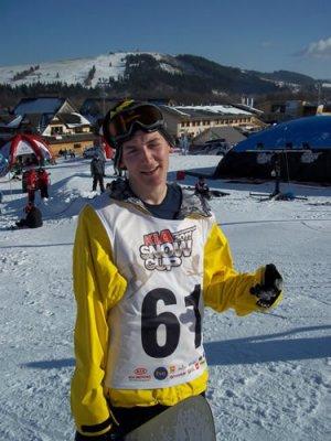 Mikey McKernan - winner of 2011 KIA Snowcup Rail Jam